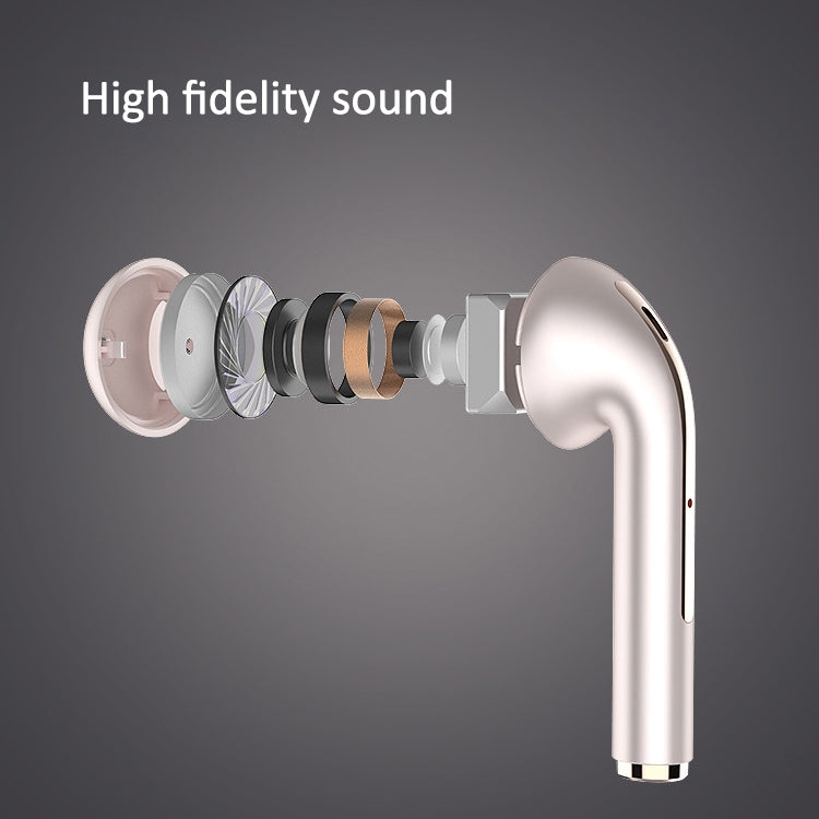 J18 Bluetooth 5.0 TWS ワイヤレス両耳Bluetoothイヤホン 充電ボックス付き、J18（グリーン）、J18（ローズゴールド）、J18（ホワイト）、J18（ブラック）