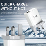 IVON AD52 18W USB-C / Type-C + USB デュアルポート PD 急速充電
