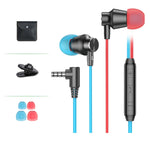 Langsdom V7T 3.5mm 有線インイヤーゲーミングイヤホン、3.5mm