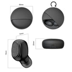 YH-03 TWS V5.0 ワイヤレスステレオ Bluetooth ヘッドセット 充電ケース付き 音声アシスタント対応