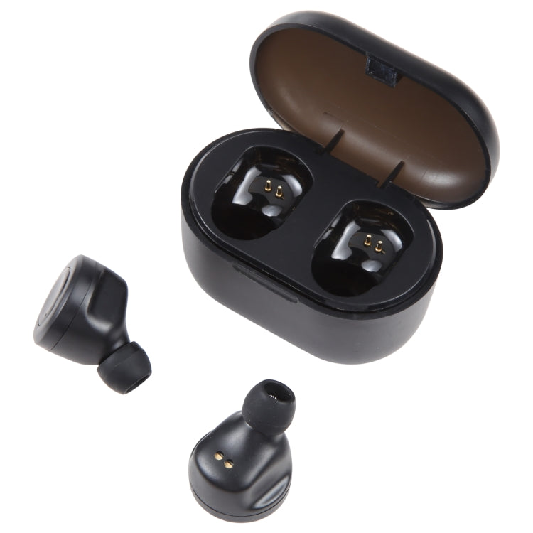 A6 Bluetooth 5.0 トゥルーワイヤレス Bluetooth イヤホン 充電ボックス付き、A6 ブラック