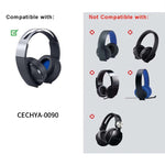 2個セット ソニー PS4 7.1 PlayStation プラチナ CECHYA-0090 イヤホンクッションカバーイヤーマフ交換用イヤーパッド メッシュなし、ソニー PS4 7.1用