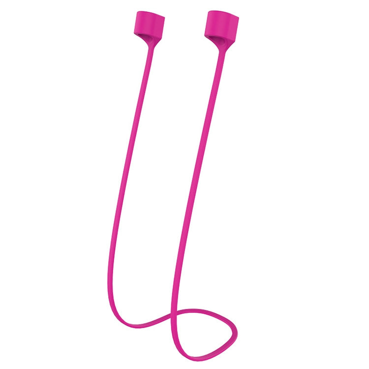 ワイヤレスBluetoothヘッドセット 紛失防止ロープ 磁気シリコンストラップ Apple AirPods 1 / 2用、AirPods 1 / 2用