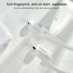 ワイヤレスBluetoothヘッドセット 紛失防止ロープ 磁気シリコンストラップ Apple AirPods 1 / 2用、AirPods 1 / 2用
