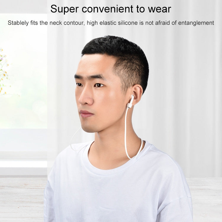 ワイヤレスBluetoothヘッドセット 紛失防止ロープ 磁気シリコンストラップ Apple AirPods 1 / 2用、AirPods 1 / 2用