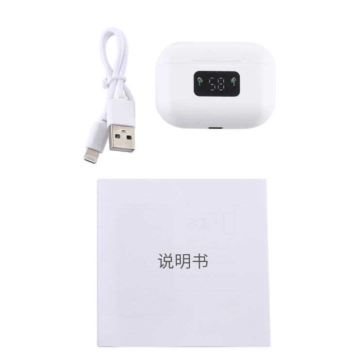 i58 TWS Bluetooth 5.0 タッチ式ワイヤレスBluetoothイヤホン iOSシステム対応 磁気吸着充電ボックス＆スマートデジタルディスプレイ付き Siri対応