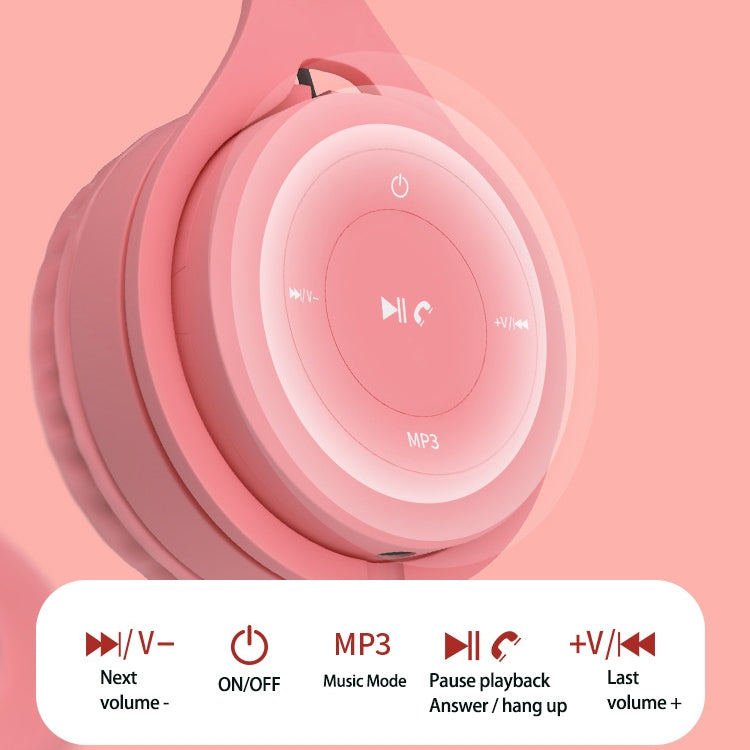 Y08 ハイファイ音質 マカロン Bluetooth ヘッドセット、通話・TFカード・3.5mm AUX対応