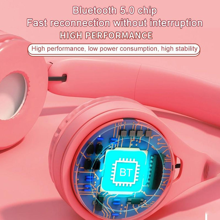 Y08 ハイファイ音質 マカロン Bluetooth ヘッドセット、通話・TFカード・3.5mm AUX対応