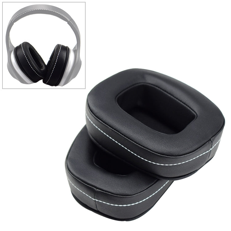 DENON AH-D600 / AH-D7100 用 2個セット ソフトスポンジイヤホン保護カバー イヤーマフ、DENON AH-D600用(ブラック ホワイト)、DENON AH-D600用(ブラック ブラウン)