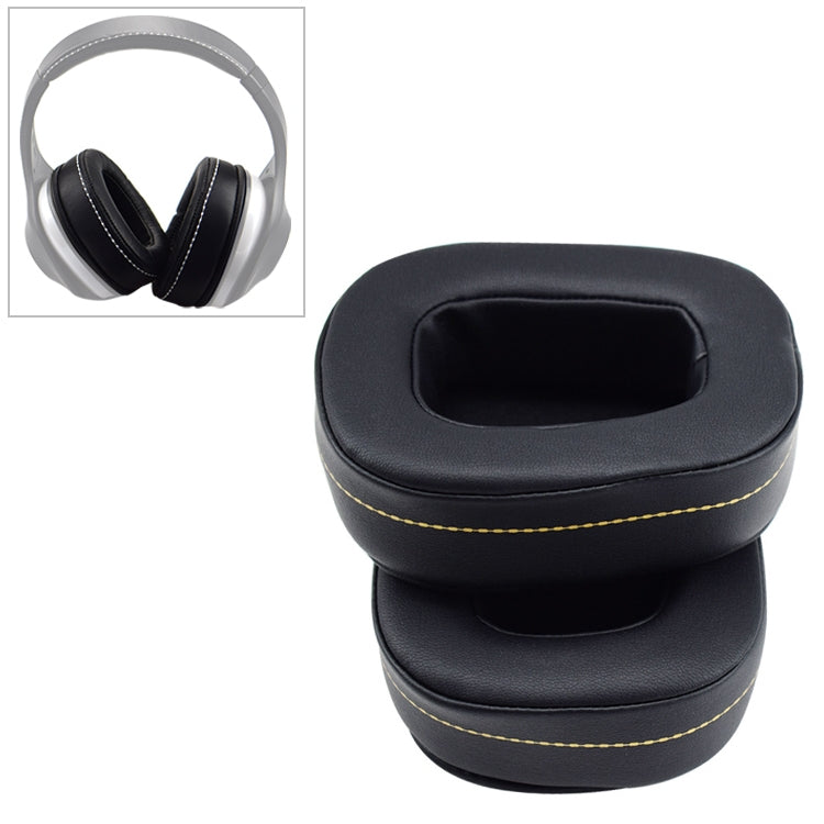 DENON AH-D600 / AH-D7100 用 2個セット ソフトスポンジイヤホン保護カバー イヤーマフ、DENON AH-D600用(ブラック ホワイト)、DENON AH-D600用(ブラック ブラウン)