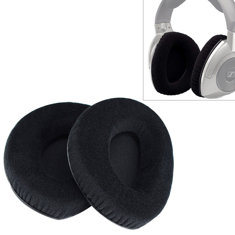 Sennheiser RS160 / 170 / HDR170 / 180 / 160 用 2個セット フランネルイヤホンクッションカバー イヤーマフ 交換用イヤーパッド バックルなし、フランネル