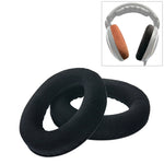 Sennheiser HD515 / HD555 / HD595 / HD598 / HD558 / PC360 用 2個セット フランネルイヤホンクッションカバー イヤーマフ 交換用イヤーパッド トーンチューニングコットン入り、ベルベットブラック、ベルベットブラウン
