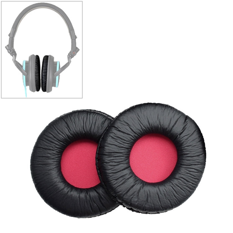 SONY MDR-V55 用 2個セット イヤホンクッション レザーカバー イヤーマフ 交換用イヤーパッド
