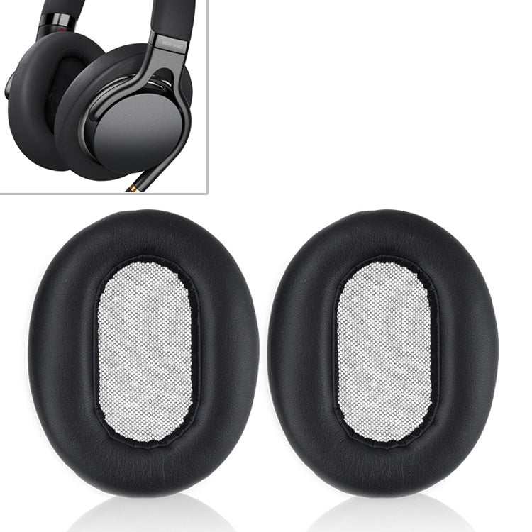 1ペア スポンジ製ヘッドホン保護ケース カードバックル付き Sony MDR-1AM2対応