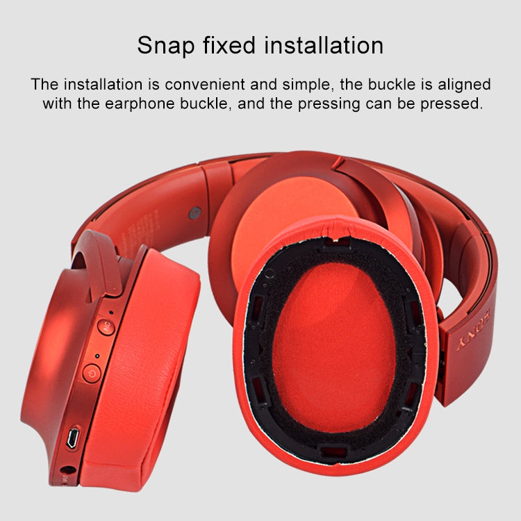 2個セット スポンジ製ヘッドホン保護ケース Sony MDR-100ABN / WH-H900N対応