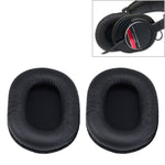 Sony MDR-7506 / MDR-V6 / MDR-CD900ST用スポンジヘッドホン保護ケース2個セット、黒しわ加工