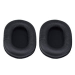 Sony MDR-7506 / MDR-V6 / MDR-CD900ST用スポンジヘッドホン保護ケース2個セット、黒しわ加工
