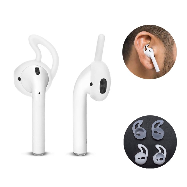 ENKAY Hat-prince イヤホン用イヤーキャップ イヤーパッド 紛失防止イヤーフック Apple AirPods用 2ペア