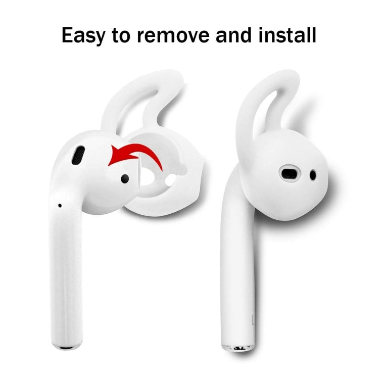 ENKAY Hat-prince イヤホン用イヤーキャップ イヤーパッド 紛失防止イヤーフック Apple AirPods用 2ペア