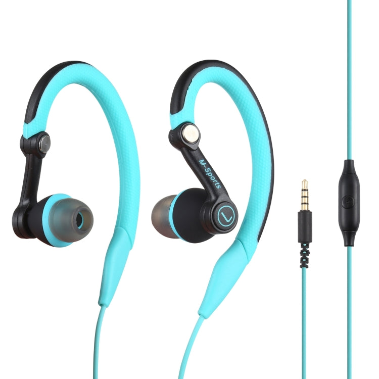 Mucro MB-232 ランニングインイヤースポーツイヤーフック有線ステレオヘッドホン ジョギングジム用 3.5mm