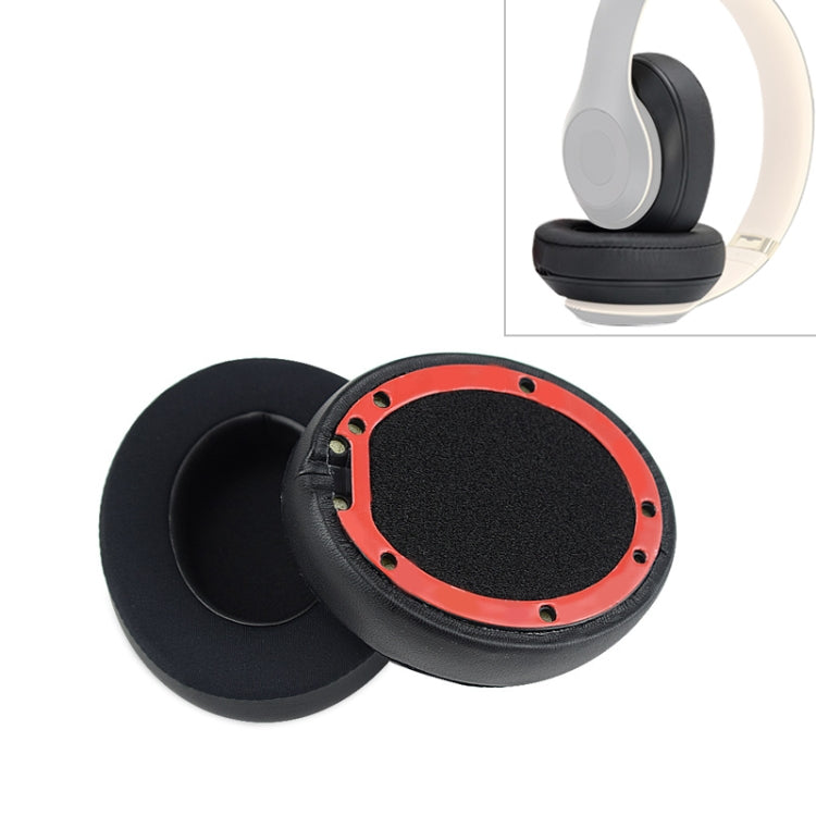 Beats Studio 2.0 / 3.0用 2個セット ヘッドホン保護カバー アイスジェルイヤーマフ（グレー ホワイト）、ブラック、チタンカラー