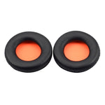 Steelseries Siberia V2 / V1 Frost Blue Orange Netバージョン用 2個セット ヘッドホン保護カバー イヤーマフ、グレーフランネルバージョン、ブラックフランネルバージョン、オレンジネットバージョン、グレープロテインレザー、ブラックプロテインレザー