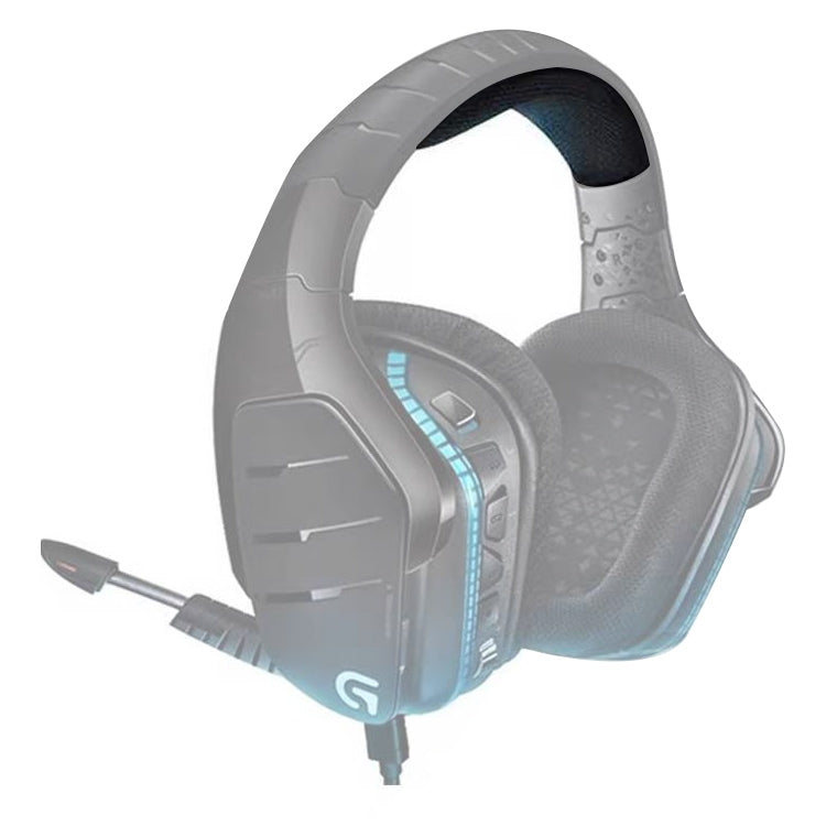 Logitech G633 G933用 交換用ヘッドバンド ヘッドビーム ヘッドギアパッド クッション修理部品、Logitech G633 G933対応