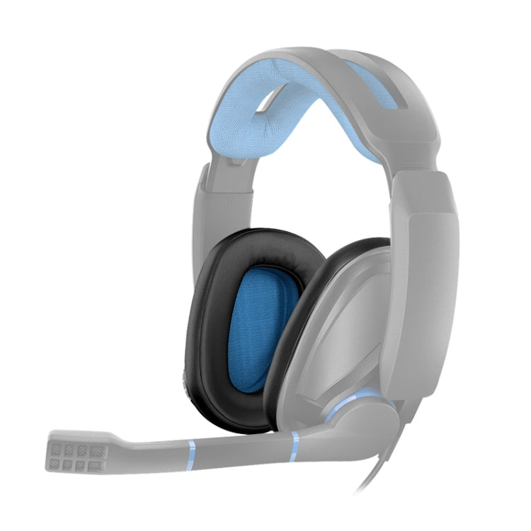 Sennheiser GSP300 / GSP301 / GSP302 / GSP303 / GSP350用 2個セット イヤホンクッションカバー イヤーマフ交換用イヤーパッド メッシュなし