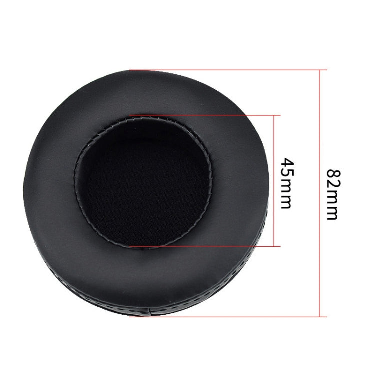 2個セット Skullcandy / HESH 2.0 HESH 厚手イヤホンパッドカバー イヤーマフ交換用イヤーパッド 白糸縫製（ブラック）