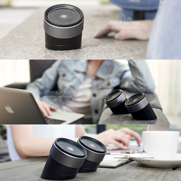 QCY BOX1 ポータブルミニスピーカー ワイヤレス音楽 メタル V4.2 Bluetooth スピーカー