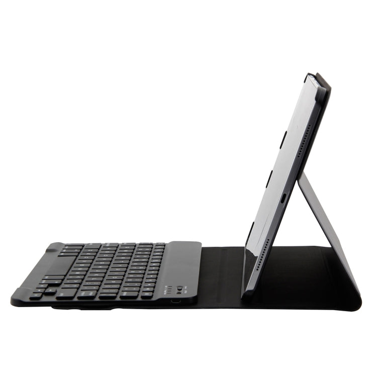 1130B 着脱式 Bluetooth 3.0 ABS ブラッシュドテクスチャーキーボード＋ラムスキンテクスチャーレザータブレットケース iPad Pro 11インチ (2018) 用 三段階調整／マグネット／スリープ機能付き 1130B