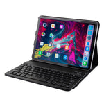 1130B 着脱式 Bluetooth 3.0 ABS ブラッシュドテクスチャーキーボード＋ラムスキンテクスチャーレザータブレットケース iPad Pro 11インチ (2018) 用 三段階調整／マグネット／スリープ機能付き 1130B