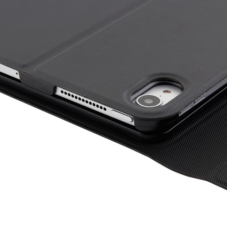 1130B 着脱式 Bluetooth 3.0 ABS ブラッシュドテクスチャーキーボード＋ラムスキンテクスチャーレザータブレットケース iPad Pro 11インチ (2018) 用 三段階調整／マグネット／スリープ機能付き 1130B