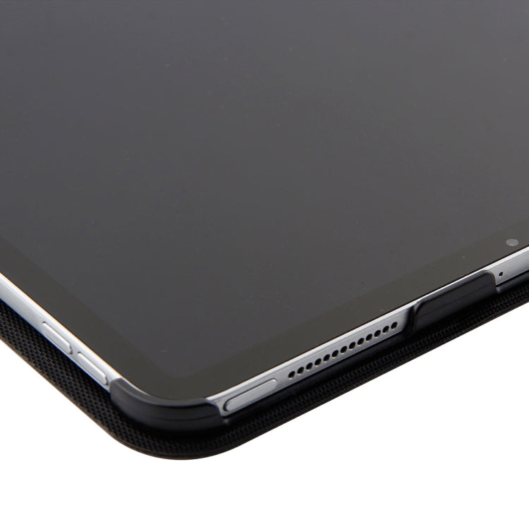 1130B 着脱式 Bluetooth 3.0 ABS ブラッシュドテクスチャーキーボード＋ラムスキンテクスチャーレザータブレットケース iPad Pro 11インチ (2018) 用 三段階調整／マグネット／スリープ機能付き 1130B