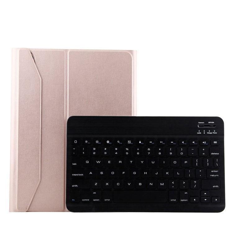 1130B 着脱式 Bluetooth 3.0 ABS ブラッシュドテクスチャーキーボード＋ラムスキンテクスチャーレザータブレットケース iPad Pro 11インチ (2018) 用 三段階調整／マグネット／スリープ機能付き 1130B