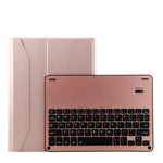 1139B 着脱式 Bluetooth 3.0 アルミニウム合金キーボード＋ラムスキンテクスチャーレザータブレットケース iPad Pro 11インチ (2018) 用 三段階調整／マグネット／スリープ機能付き 1139B