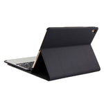 3018 着脱式 Bluetooth 3.0 アルミニウム合金キーボード＋イミテーションクロステクスチャーレザータブレットケース iPad Air / Air 2 / iPad Pro 9.7インチ 用 スリープ／撥水機能付き 3018