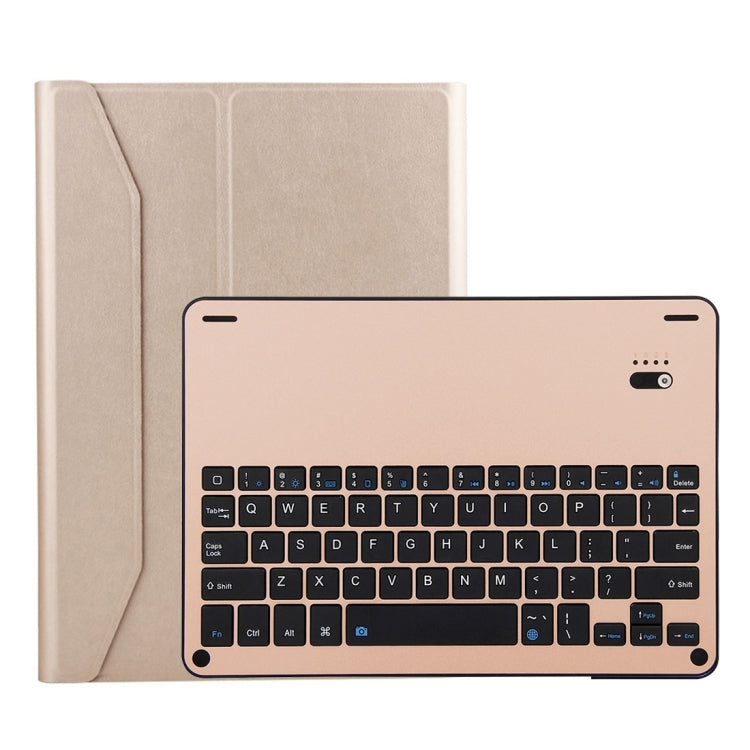 FT-1038B 着脱式 Bluetooth 3.0 アルミニウム合金キーボード＋ラムスキンテクスチャーレザータブレットケース iPad Air / Air 2 / iPad Pro 9.7インチ 用 撥水／三段階角度調整／マグネット／スリープ機能付き FT-1038B