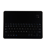 FT-1038E 着脱式 Bluetooth 3.0 アルミニウム合金キーボード＋ラムスキンテクスチャーレザータブレットケース iPad Air / Air 2 / iPad Pro 9.7インチ 用 ペンスロット／撥水／三段階角度調整／マグネット／スリープ機能付き FT-1038E