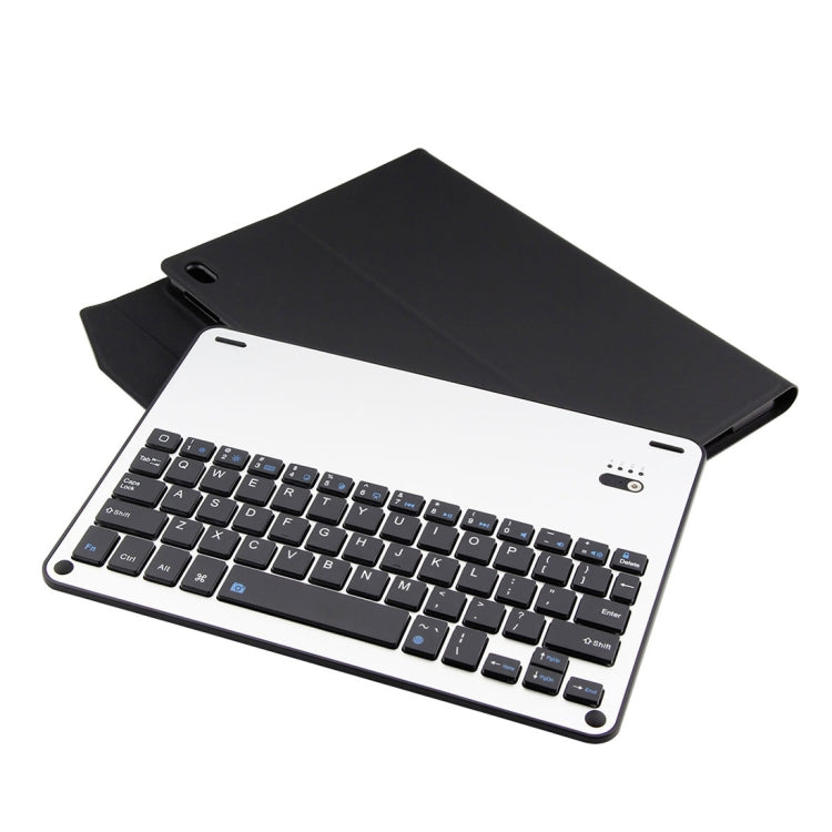 FT-1039B 着脱式 Bluetooth 3.0 アルミニウム合金キーボード＋ラムスキンテクスチャーレザータブレットケース iPad Pro 10.5インチ / iPad Air (2019) 用 撥水／三段階角度調整／マグネット／スリープ機能付き FT-1039B