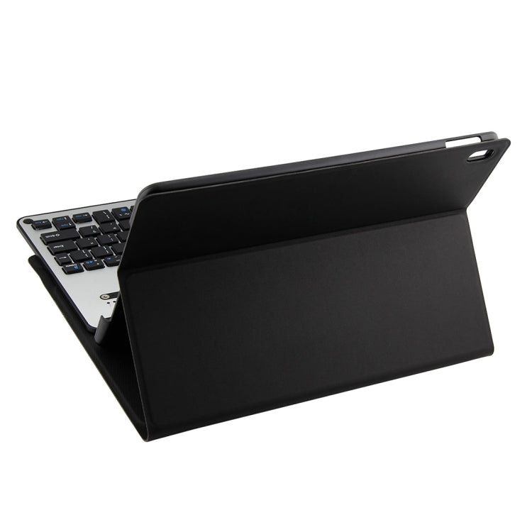 FT-1039B 着脱式 Bluetooth 3.0 アルミニウム合金キーボード＋ラムスキンテクスチャーレザータブレットケース iPad Pro 10.5インチ / iPad Air (2019) 用 撥水／三段階角度調整／マグネット／スリープ機能付き FT-1039B