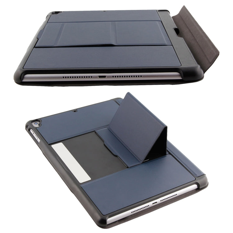 T-201 着脱式 Bluetooth 3.0 超薄型キーボード + ラムスキンテクスチャ レザー タブレットケース iPad Air / Air 2 / iPad Pro 9.7インチ用、多角度調整対応、T-201