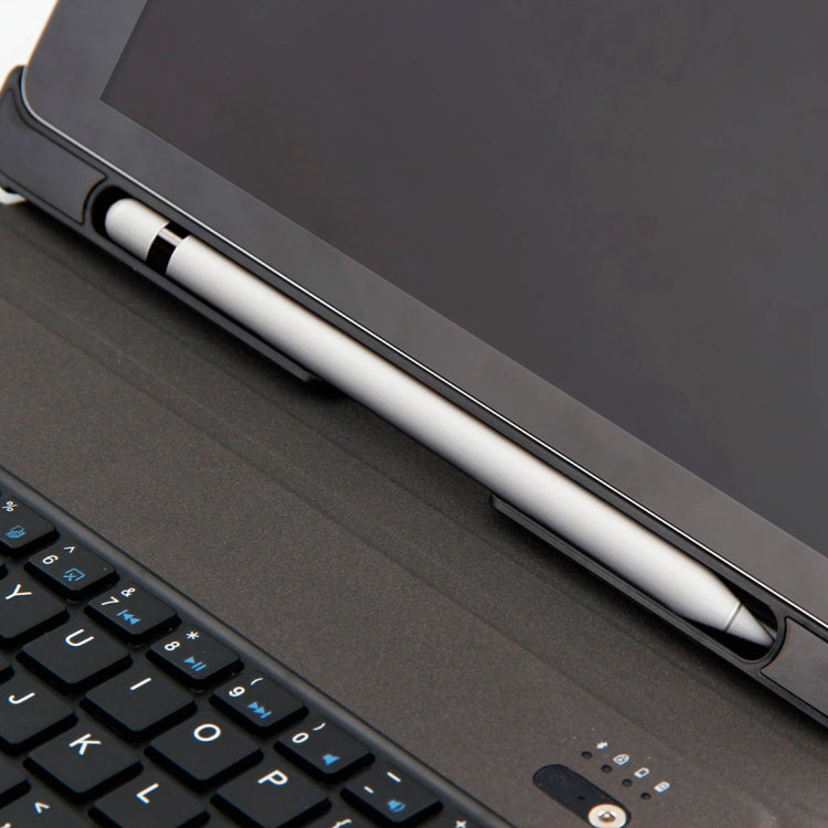 T-201 着脱式 Bluetooth 3.0 超薄型キーボード + ラムスキンテクスチャ レザー タブレットケース iPad Air / Air 2 / iPad Pro 9.7インチ用、多角度調整対応、T-201