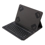 TY-1031 ユニバーサル Bluetooth 3.0 ABS ブラッシュドテクスチャ キーボード + レザー タブレットケース iOS、Windows、Android タブレットPC 9-10.5インチ対応, TY-1031