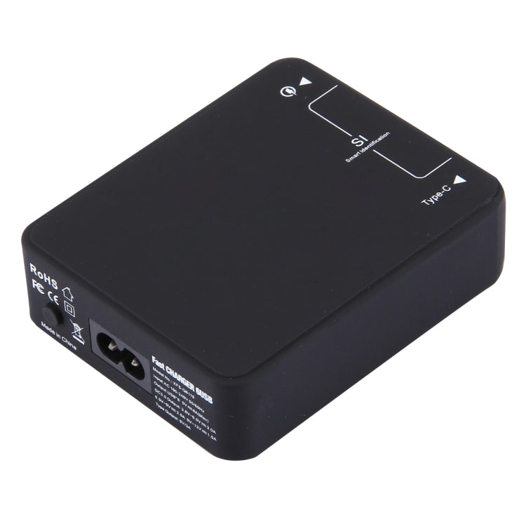 Q8118 1 クイックチャージ 3.0 + 4 スマート識別 USB + 1 USB-C / Type-C 3.1 デスクトップ USB チャージャー