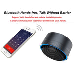 A10 ミニポータブル Bluetooth スピーカー 内蔵マイク＆LED、ハンズフリー通話＆TFカード対応