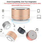 A10 ミニポータブル Bluetooth スピーカー 内蔵マイク＆LED、ハンズフリー通話＆TFカード対応