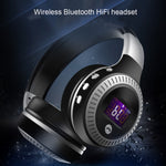 Zealot B19 折りたたみヘッドバンド Bluetoothステレオミュージックヘッドセット iPhone、Galaxy、Huawei、Xiaomi、LG、HTCおよびその他スマートフォン対応 ディスプレイ付き