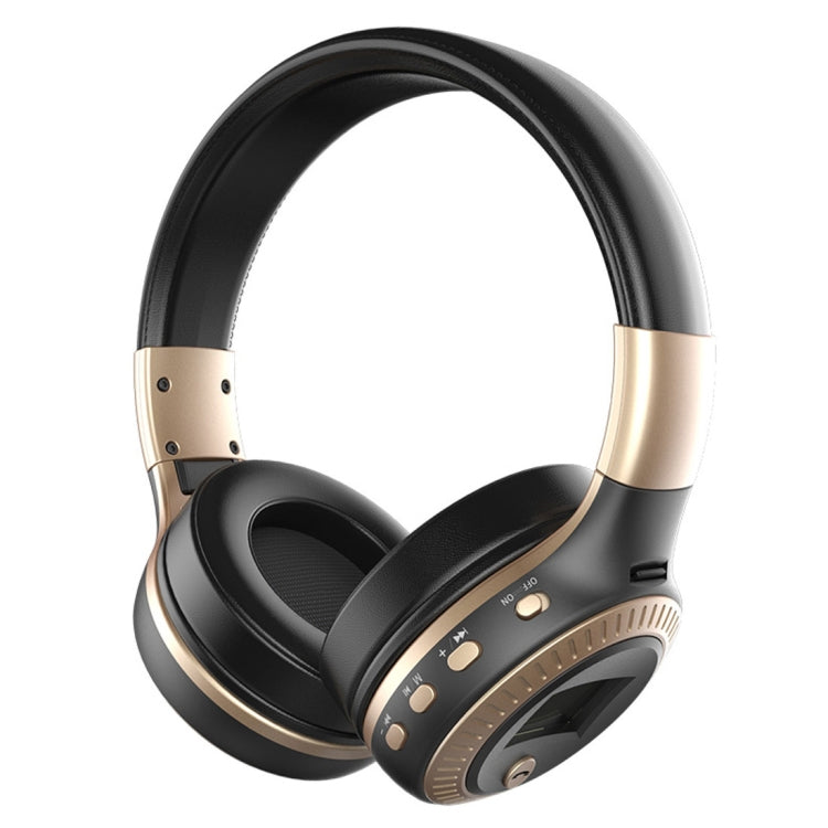 Zealot B19 折りたたみヘッドバンド Bluetoothステレオミュージックヘッドセット iPhone、Galaxy、Huawei、Xiaomi、LG、HTCおよびその他スマートフォン対応 ディスプレイ付き