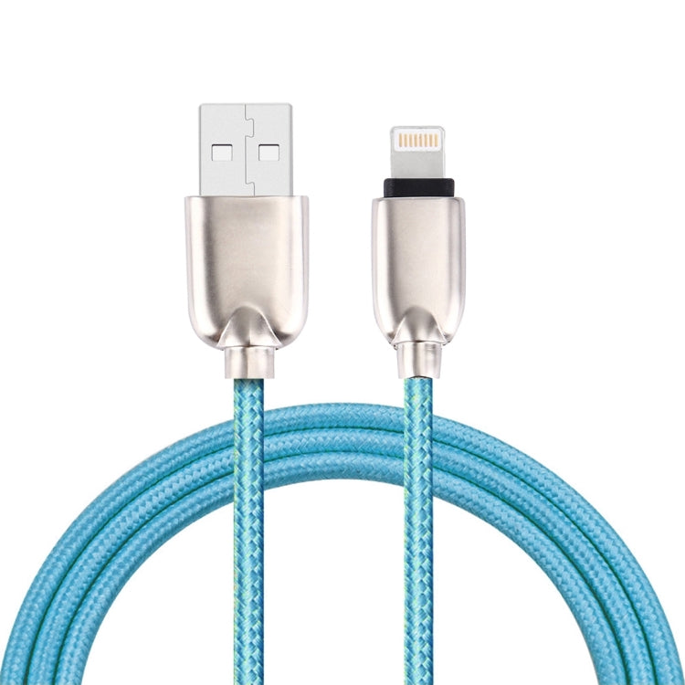 1m 編み込み 108銅芯 8ピン to USB データ同期充電ケーブル iPhone、iPad用